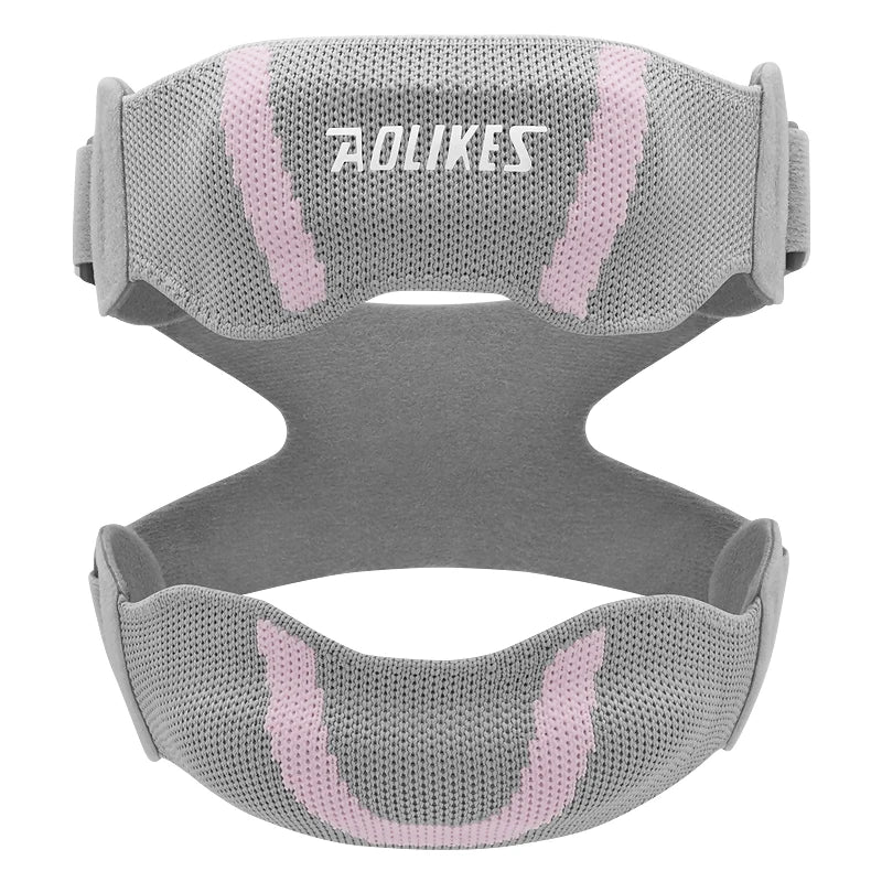 Adjustable Patella Knee Support Strap Knee Brace Pink
