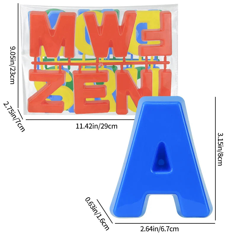 Alphabet Sand Molds Educational Beach Toys (26pcs)