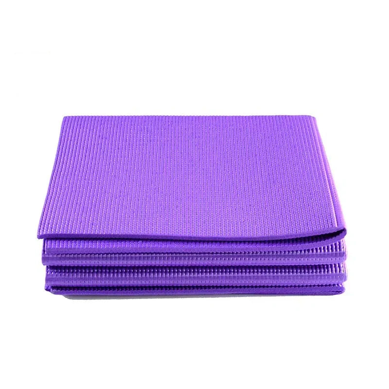 Folding PVC Yoga Mat for Fitness and Pilates