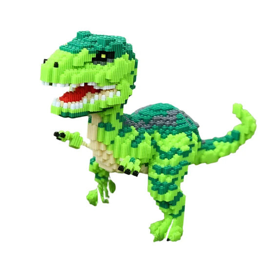 Dinosaur Building Block Toy (Green)