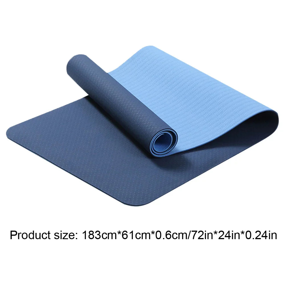 Anti-Slip Sports Fitness Mat for Yoga & Pilates
