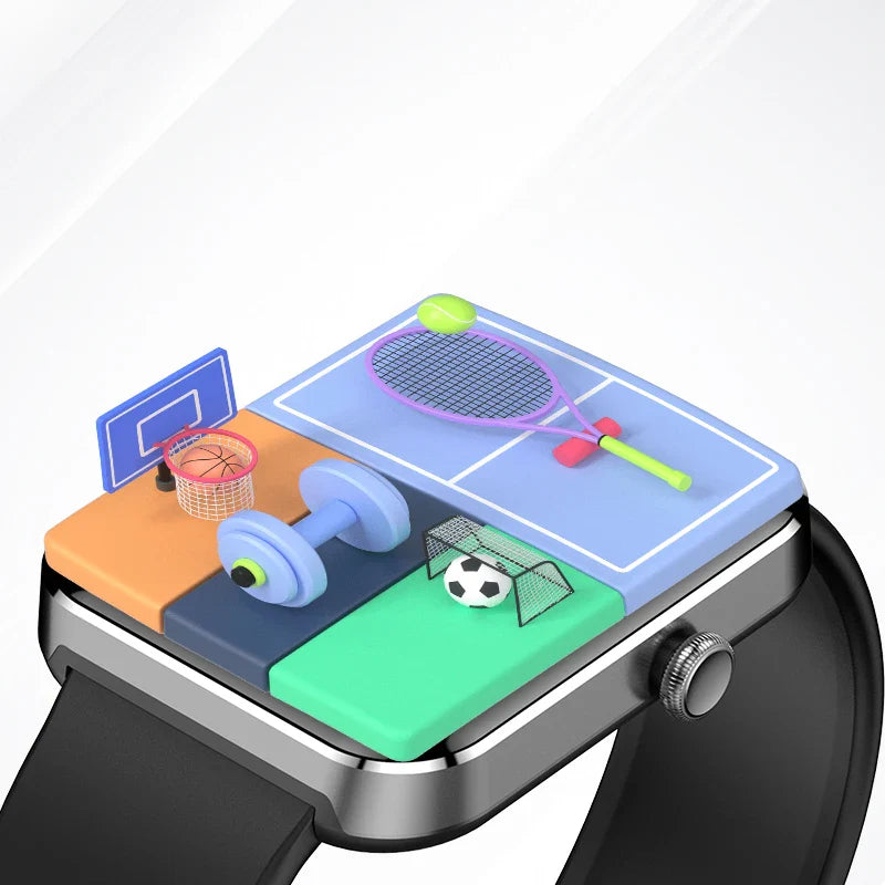 Fit G06 Smartwatch BT Calling Waterproof Fitness Tracker (Black)