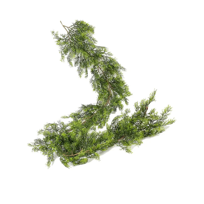 Pine Needle Christmas Garland Wreath Hanging Ornament