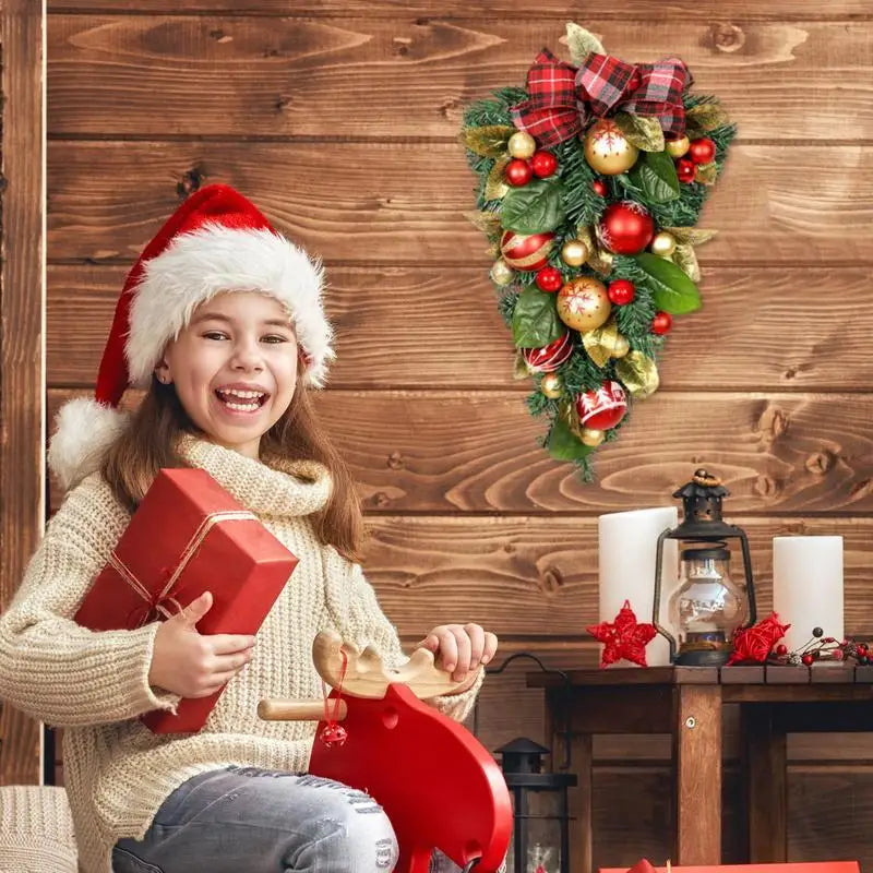 Artificial Pine Tree Christmas Wreath