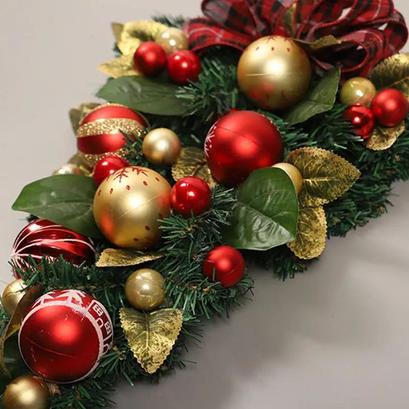 Artificial Pine Tree Christmas Wreath