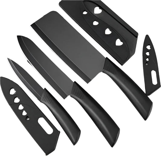 3-Piece Stainless Steel Kitchen Knife Set – Non-Slip Handle & Multipurpose Design