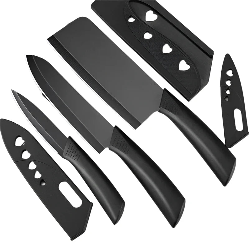 3-Piece Stainless Steel Kitchen Knife Set – Non-Slip Handle & Multipurpose Design
