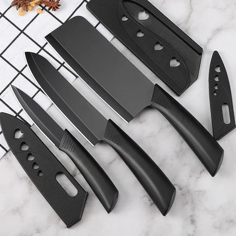 3-Piece Stainless Steel Kitchen Knife Set – Non-Slip Handle & Multipurpose Design