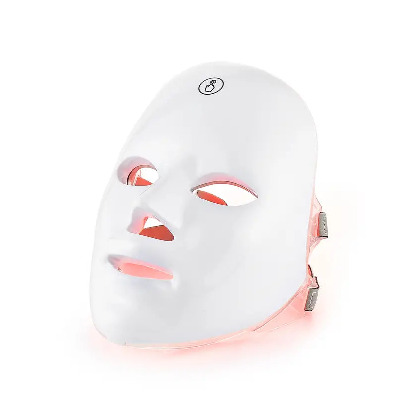 Portable 7 Color Light Facial Mask - Touch Screen Skin Care Device with Multi-Function Beauty Benefits - USB Charged
