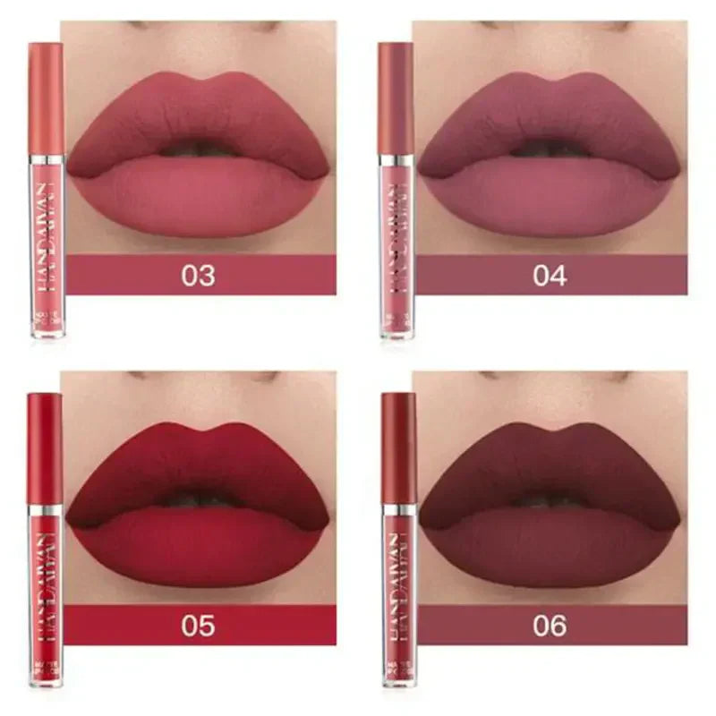 6-Piece Long-Lasting Waterproof matte Finish Lipsticks