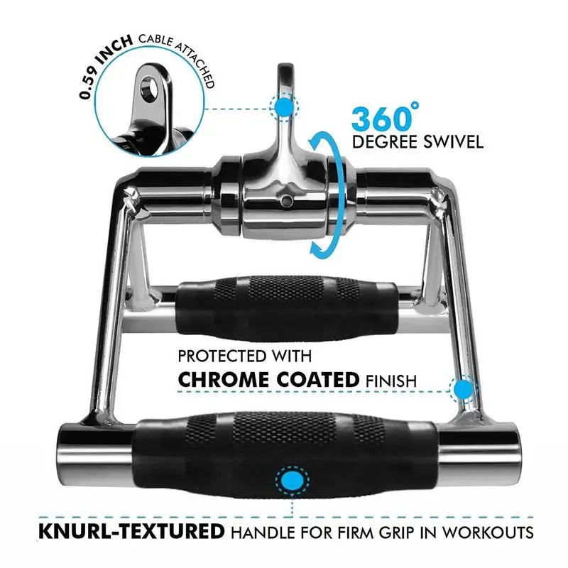 V Handle Double Row Cable Machine Attachment
