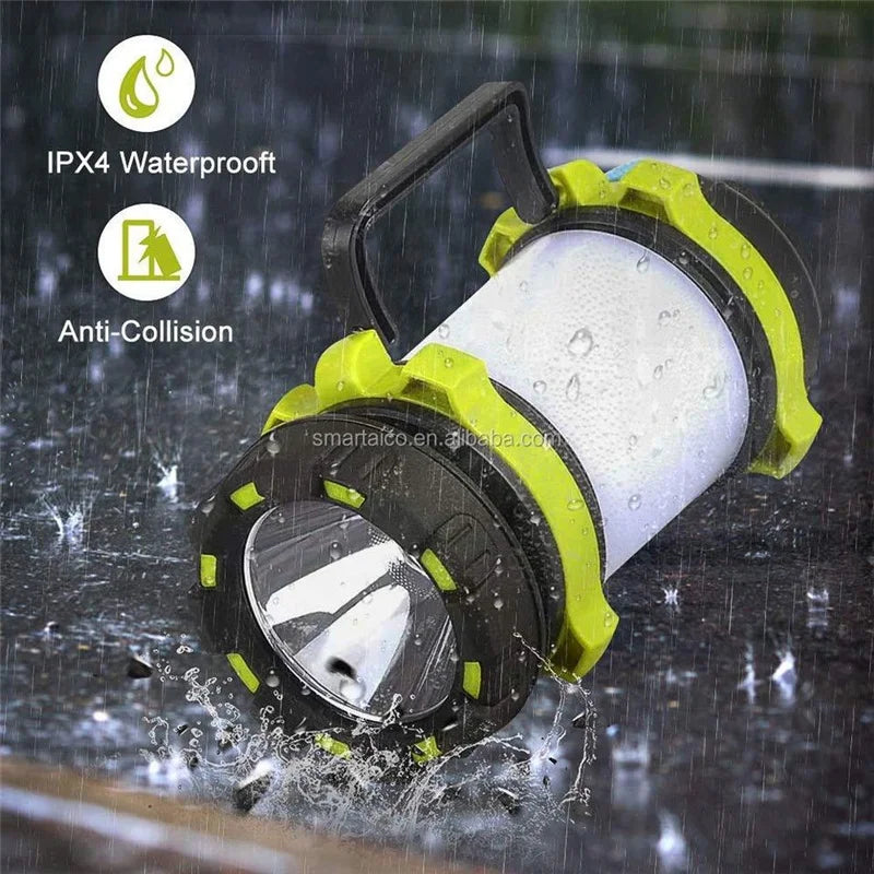 Rechargeable Camping Lantern & Power Bank Flashlight