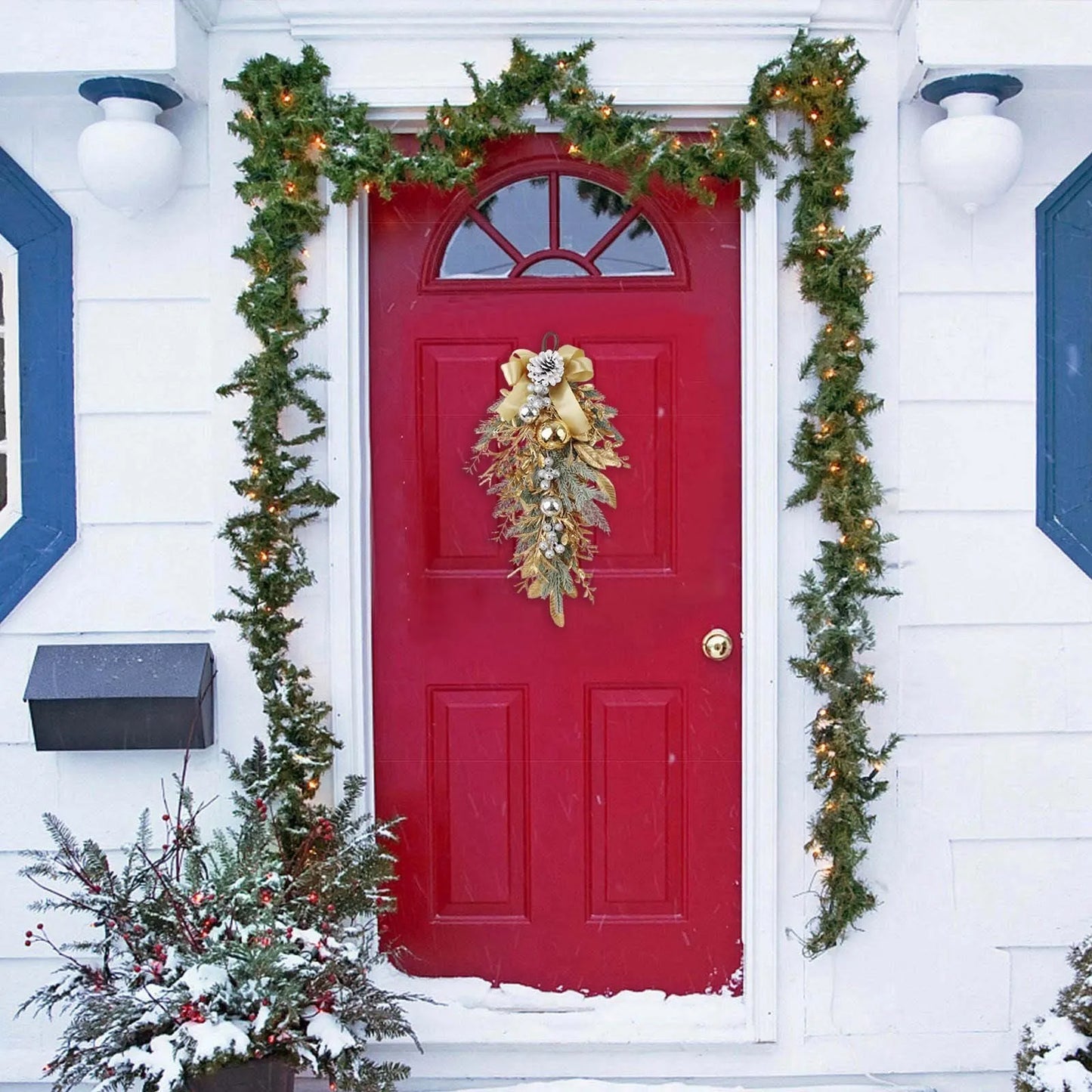 Christmas Wreath Shape for Front Door