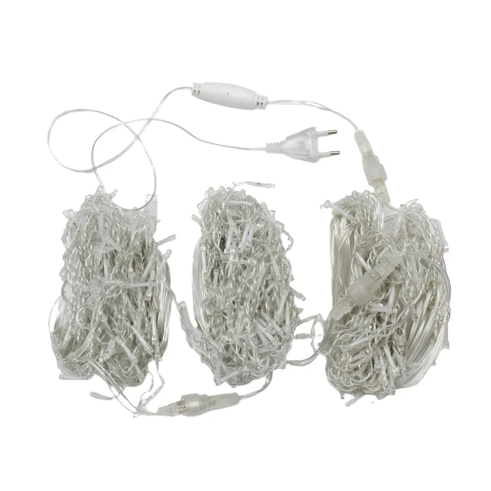 LED Icicle String Lights Christmas Curtain Garland