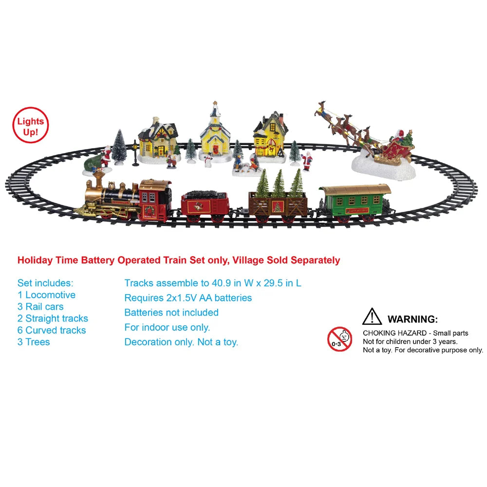 Christmas Village Train Set