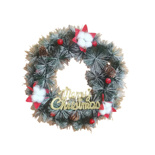 Artificial Christmas Wreath Pine Needle Wall Decoration