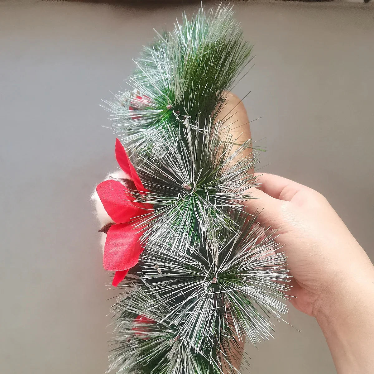 Artificial Christmas Wreath Pine Needle Wall Decoration