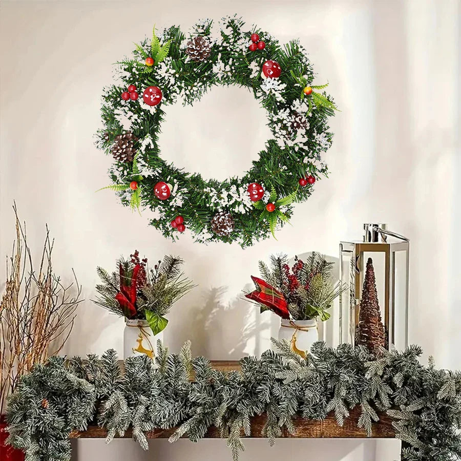 Christmas Wreath for Front Door Seasonal Decor