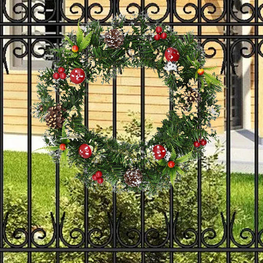 Christmas Wreath for Front Door Seasonal Decor