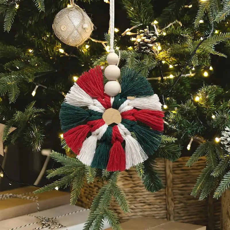 Handmade Christmas Wreath for Door, Window, Tree Decor