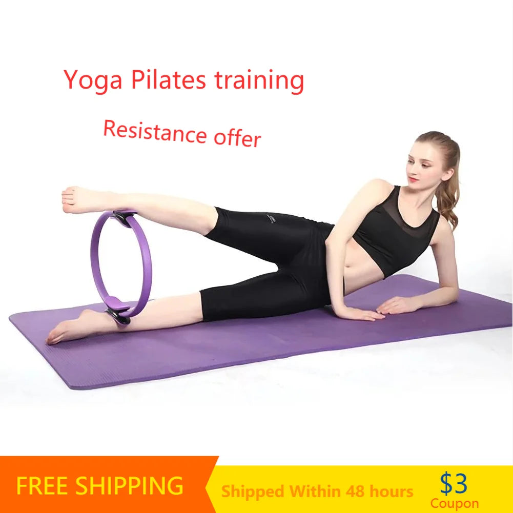 Colorful Pilates Yoga Ring for Home Fitness