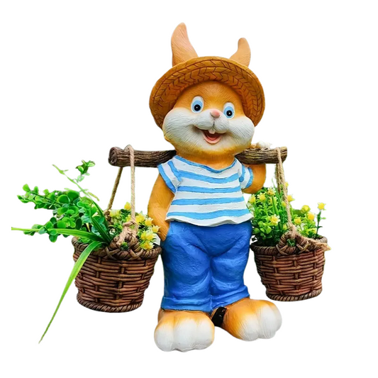 Rabbit Garden Statue Resin Outdoor Decoration