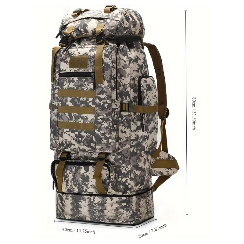 Tactical Backpack Foldable Hiking Camping Bag