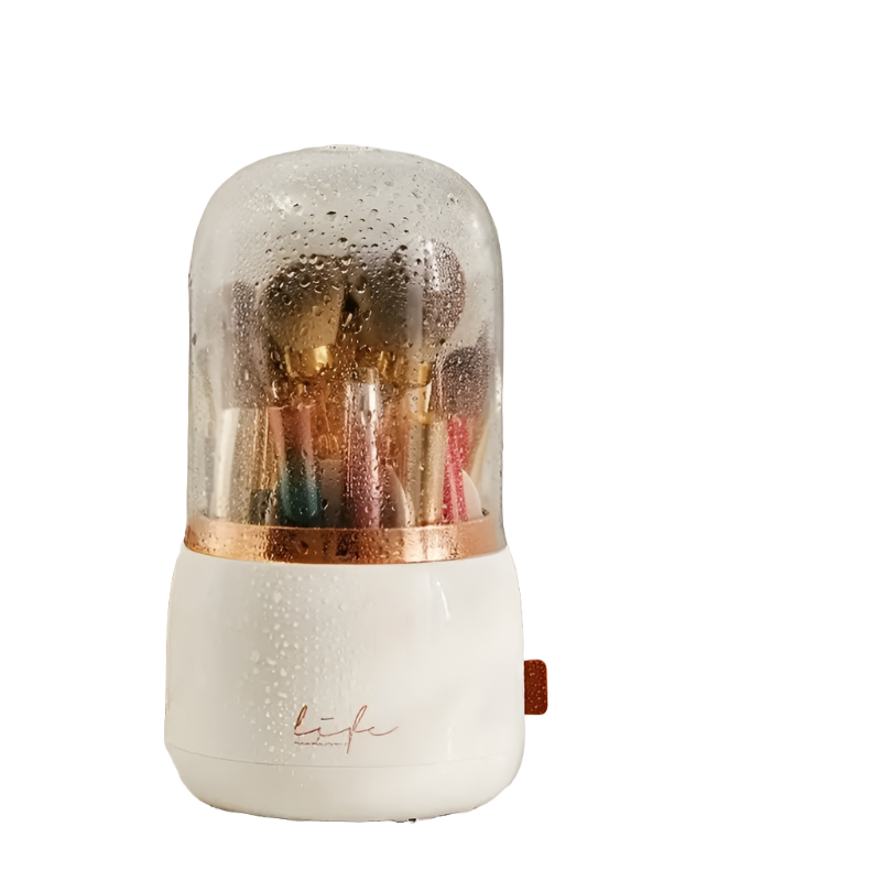 360° Rotating Makeup Brush Organiser