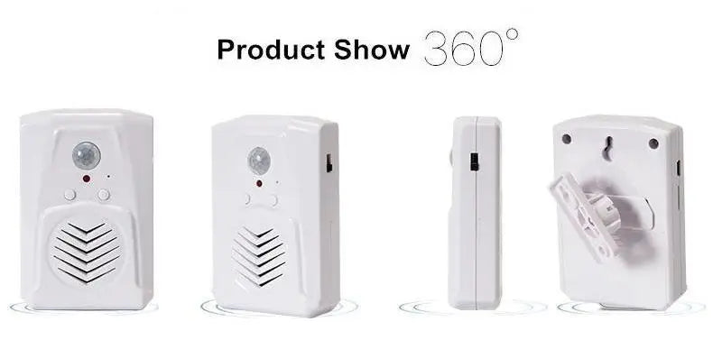 MP3 Wireless PIR Motion Sensor Doorbell with USB Cable