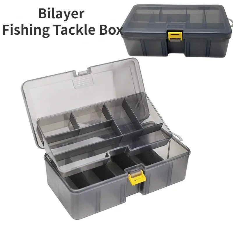 Double Layer Fishing Tackle Box