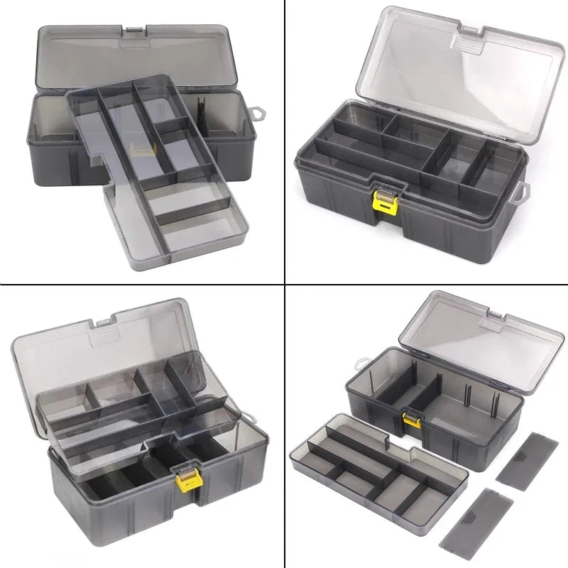 Double Layer Fishing Tackle Box