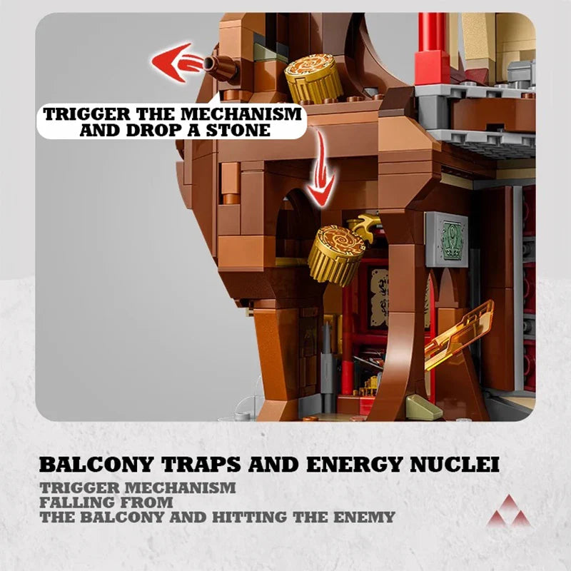 Dragon Energy Temple Building Blocks Model Set