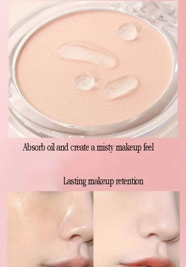 Lightweight Makeup Powder, Matte, Oil Control  Powder, Concealer Moisturizing Powder