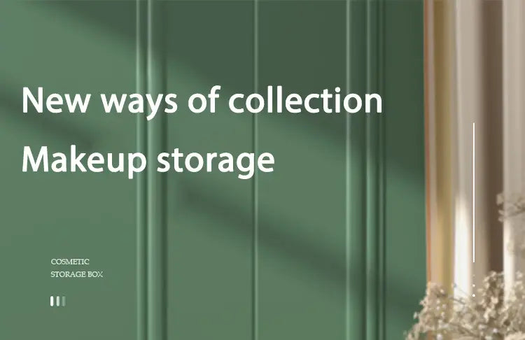 Sturdy Desktop Cosmetics Storage Box Dustproof and Waterproof Design