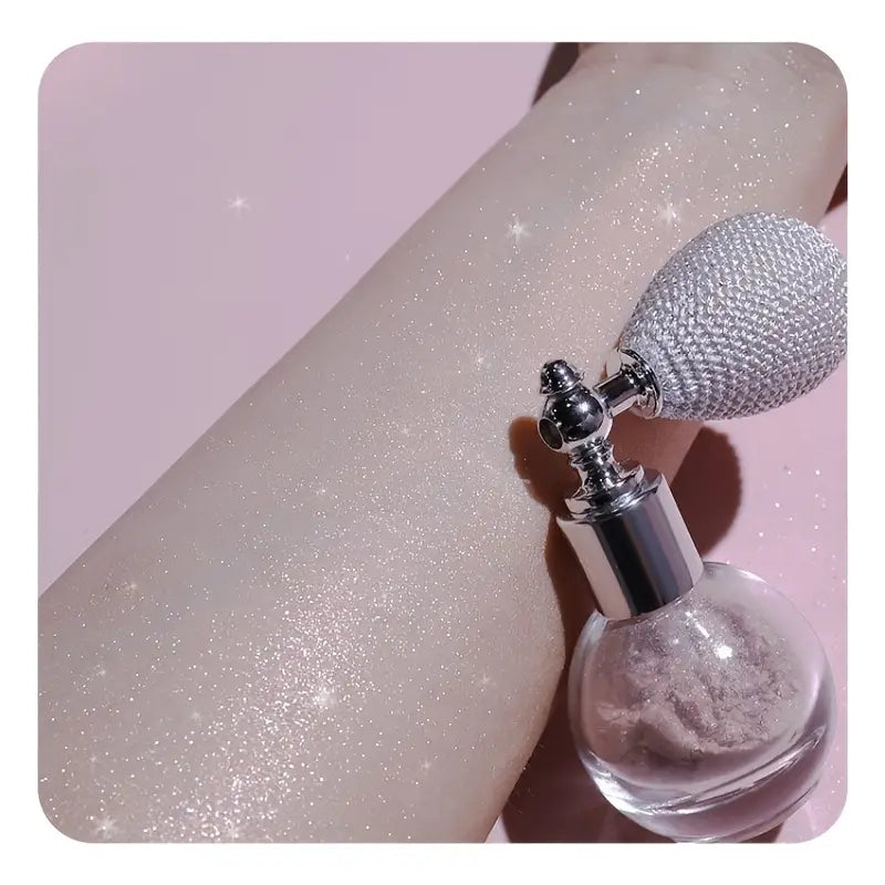 Sparkle Glitter Body Powder - Highlighter Spray Shimmer for Face and Body Makeup