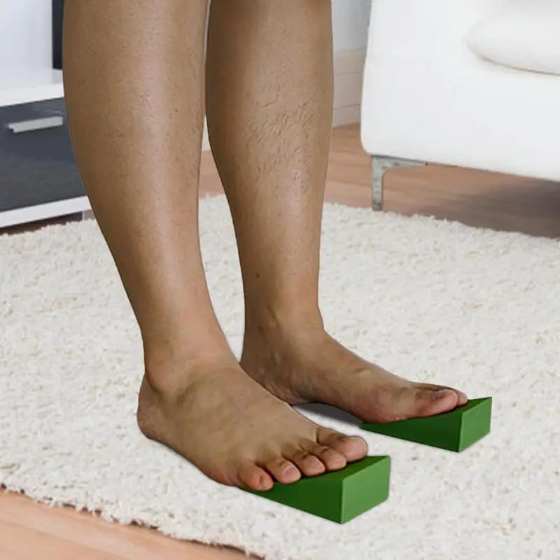 EVA Yoga Squat Wedge Block Calf Stretcher (Green)