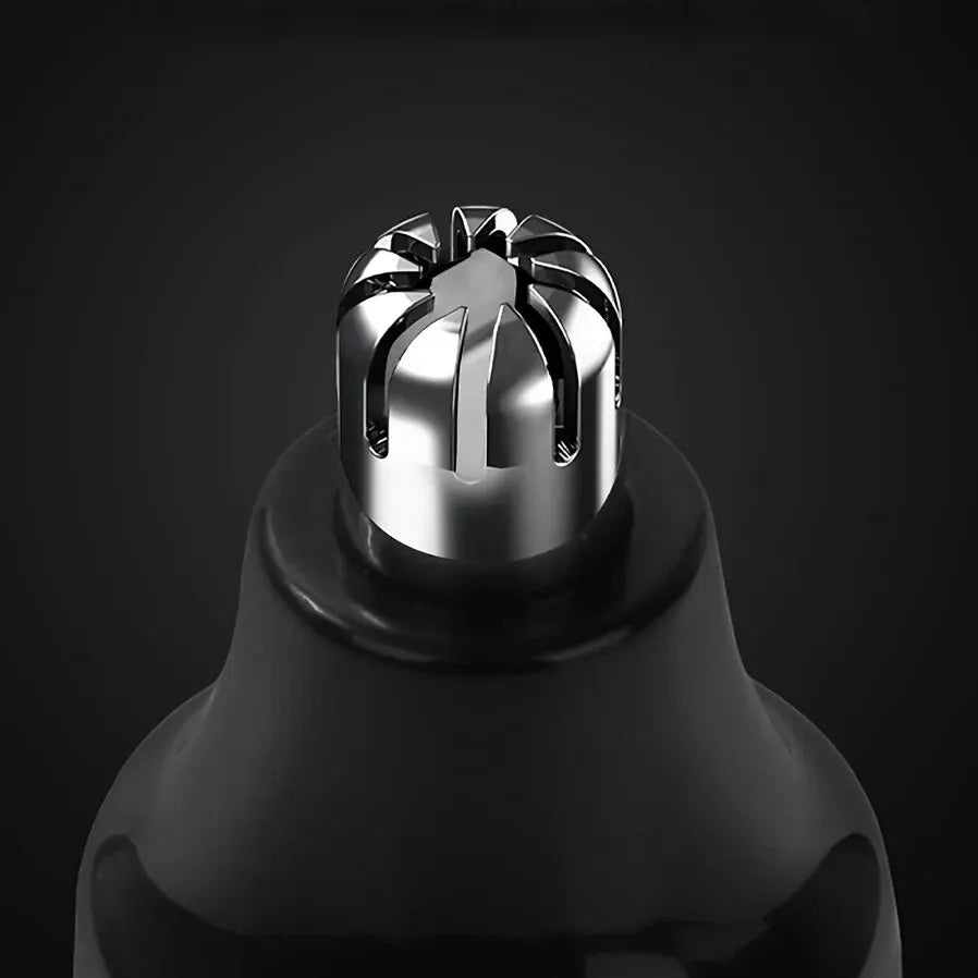 Rechargeable Ear And Nose Hair Trimmer for Men USB Electric Grooming Tool Black