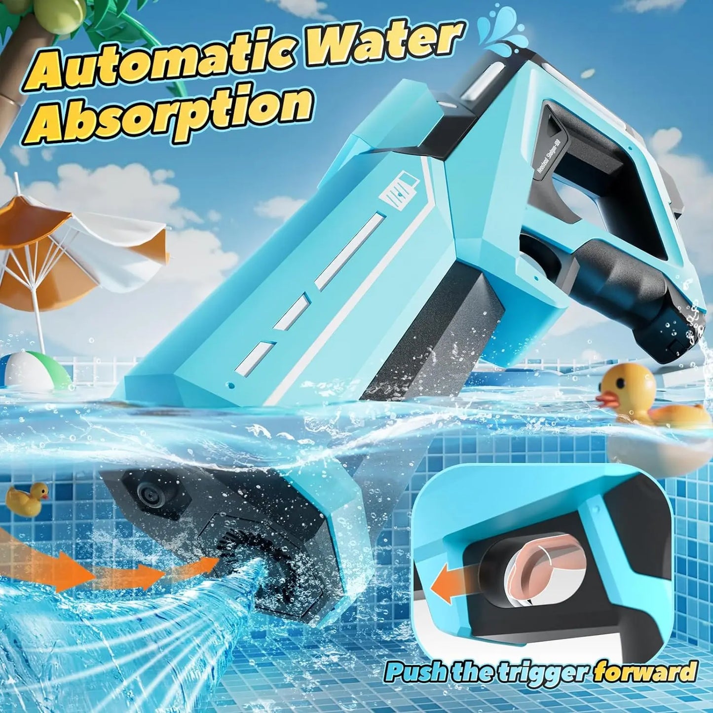 Electric Continuous Shooting Water Gun Toy