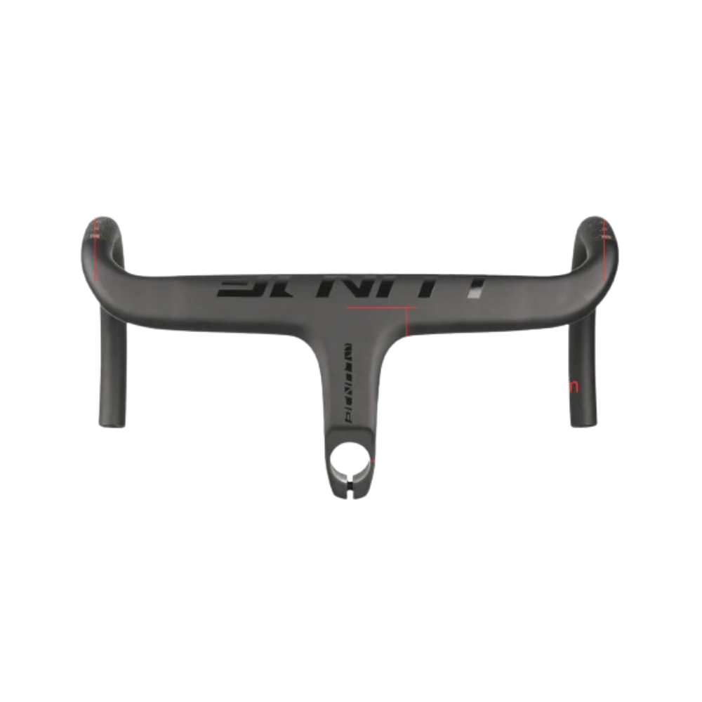 Road Bike Full Carbon Fiber Stem & Integrated Handlebar