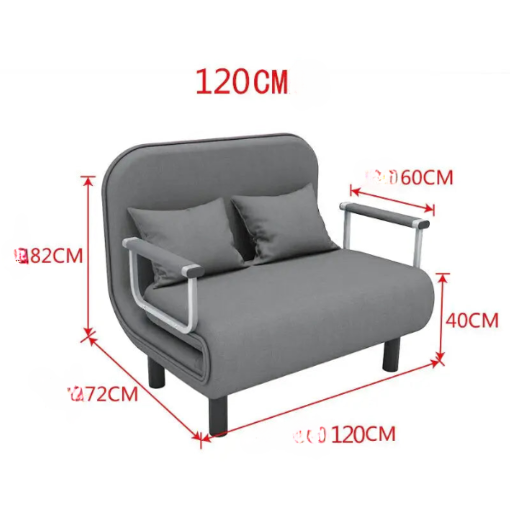 Simple Fabric Folding Sofa & Bed Dual Purpose