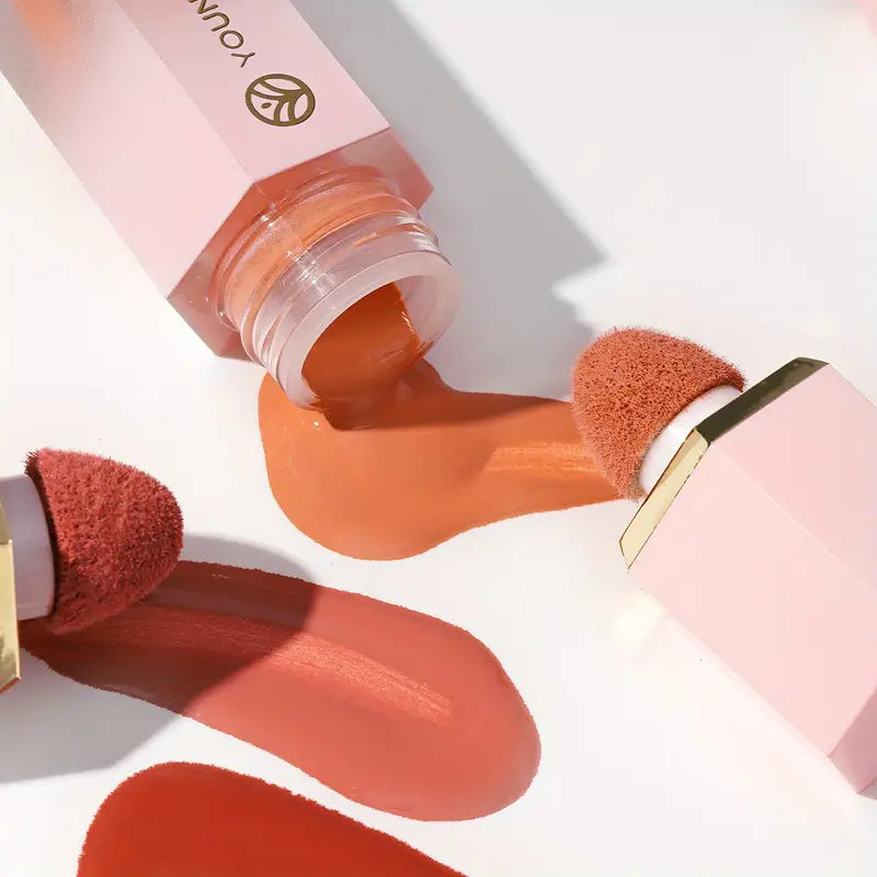 Long-Lasting Soft Gel-Cream Tint Blush - Smudge-Proof, Natural-Looking, Dewy Finish 0.42 Fl Oz