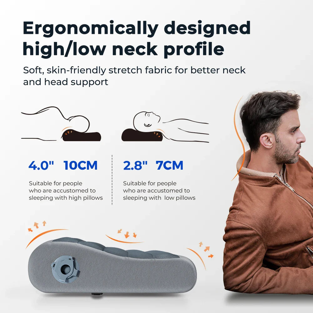 Neck Contour Inflatable Pillow