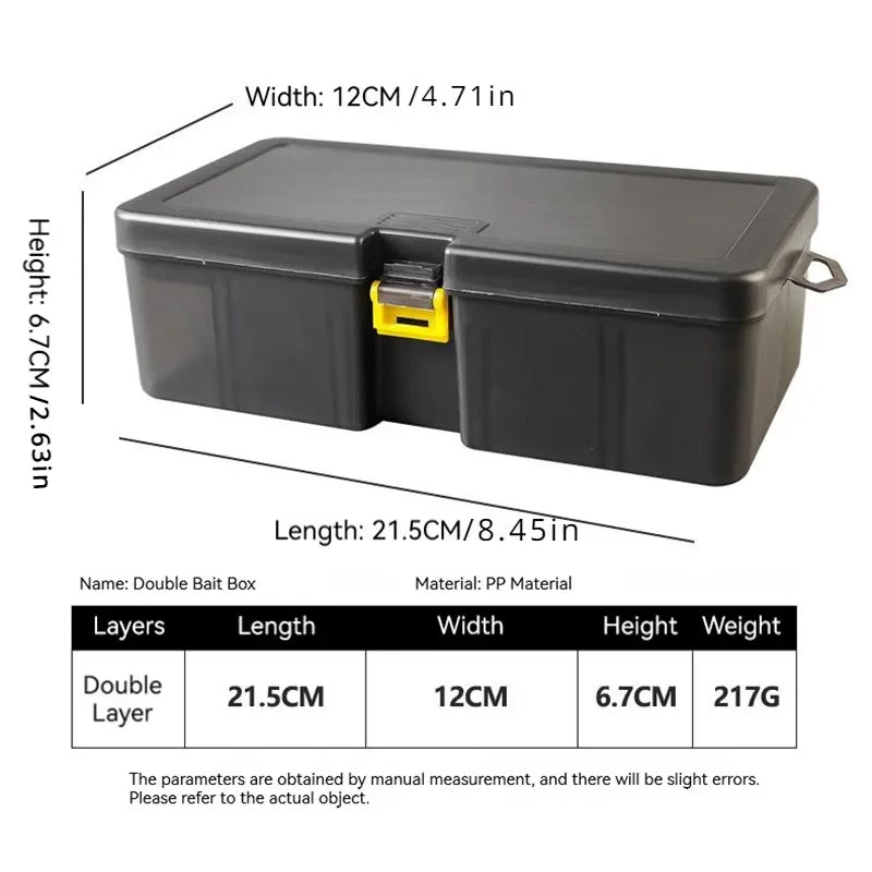 Waterproof Double Layer Fishing Tackle Box