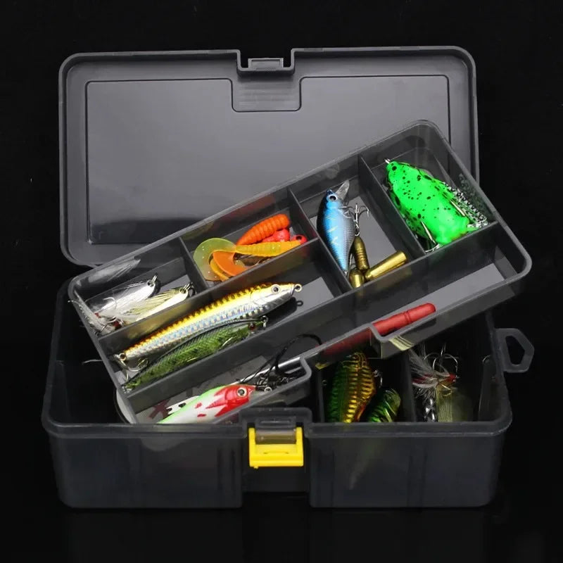 Waterproof Double Layer Fishing Tackle Box