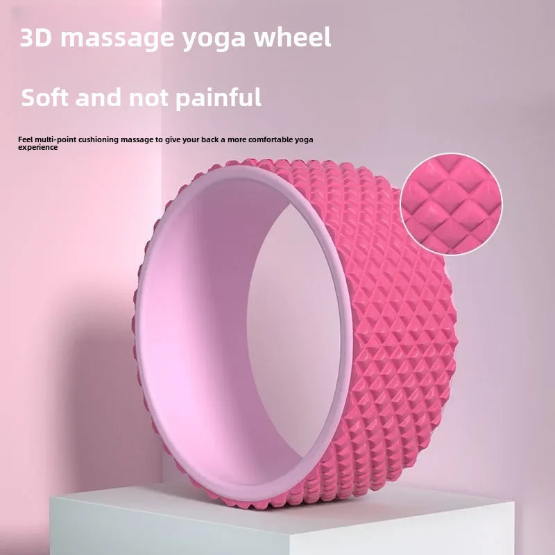 Fitness Yoga Wheel Back Bend Stretch & Massage Tool