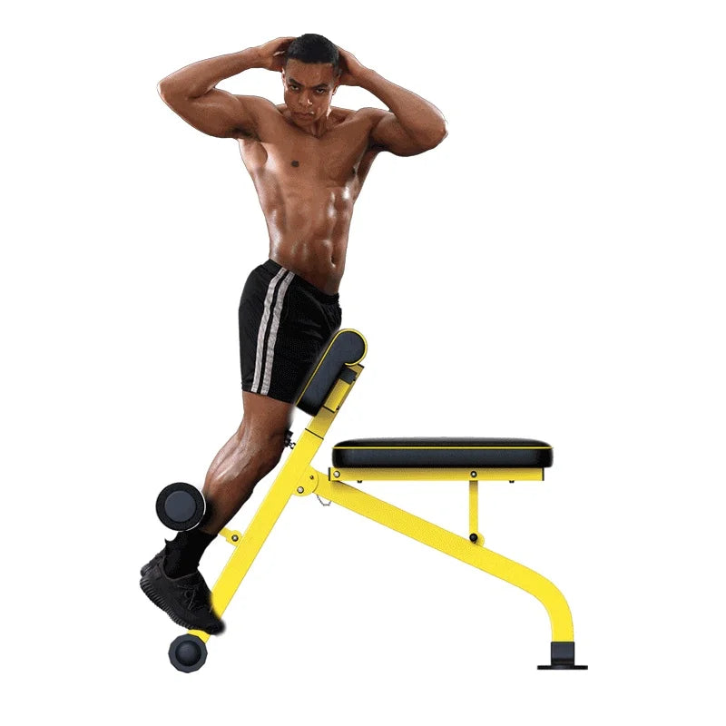 Multifunctional Folding Abdominal Chair & Dumbbell Stool