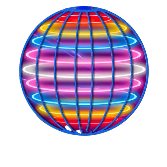 LED Flying Ball Boomerang Spinner Toy