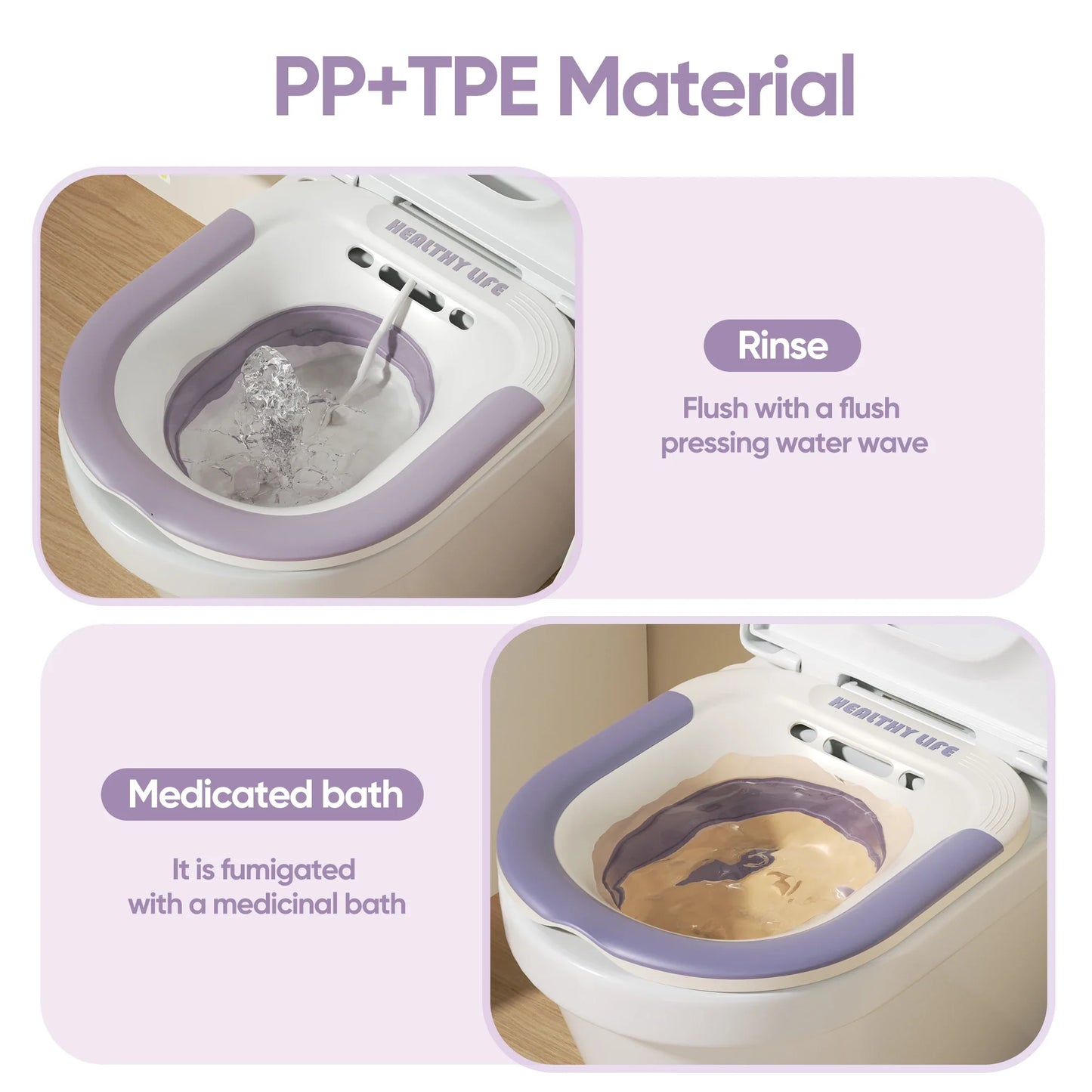 Folding Sitz Bath for Pregnant Women & Hemorrhoid Relief