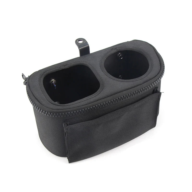 Motorcycle Handlebar Drinking Water Bottle Holder with Storage Bag for Yamaha NMAX XMAX TMAX 300 250 155