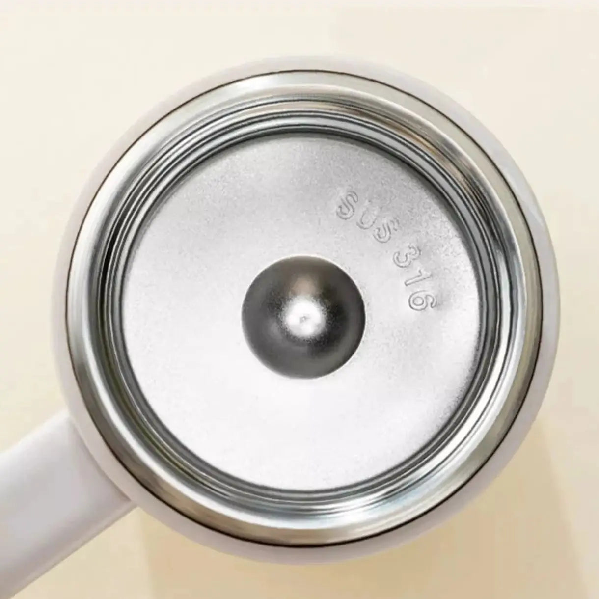 Premium Large-Caliber Thermos Cup 500ML White